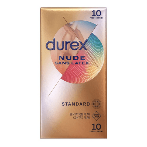 Durex Nude 10 latex-free condoms - Maple Wellness Supplements