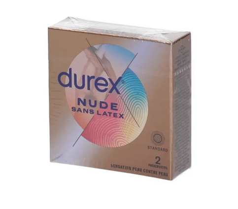 Durex Nude 2 latex-free condoms - Maple Wellness Supplements