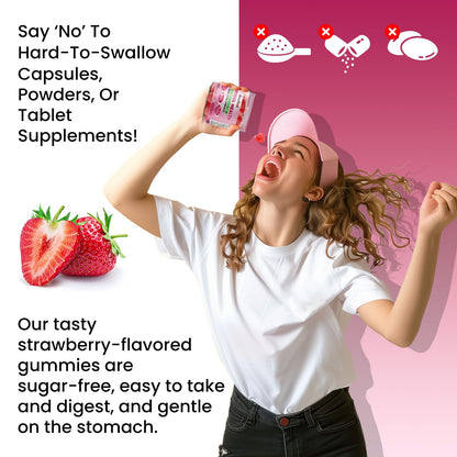 duwhot Cortisol Gummies, 15 in 1 Lower Cortisol Supplements for Women, w. Ashwagandha, Magnesium, Phosphatidylserine, Folate for Hormone Balance, Mood, Focus, Sleep Support, Sugar Free, Vegan, 60 - Maple Wellness Supplements