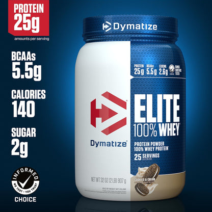 Dymatize Elite 100% Whey Protein Powder, Quick Absorbing & Fast Digesting for Optimal - Maple Wellness Supplements