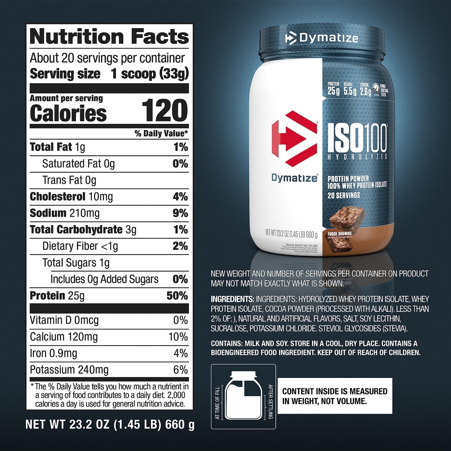 Dymatize ISO100 Hydrolyzed Protein Powder, 100% Whey Isolate Protein, 25g of Protein - Maple Wellness Supplements