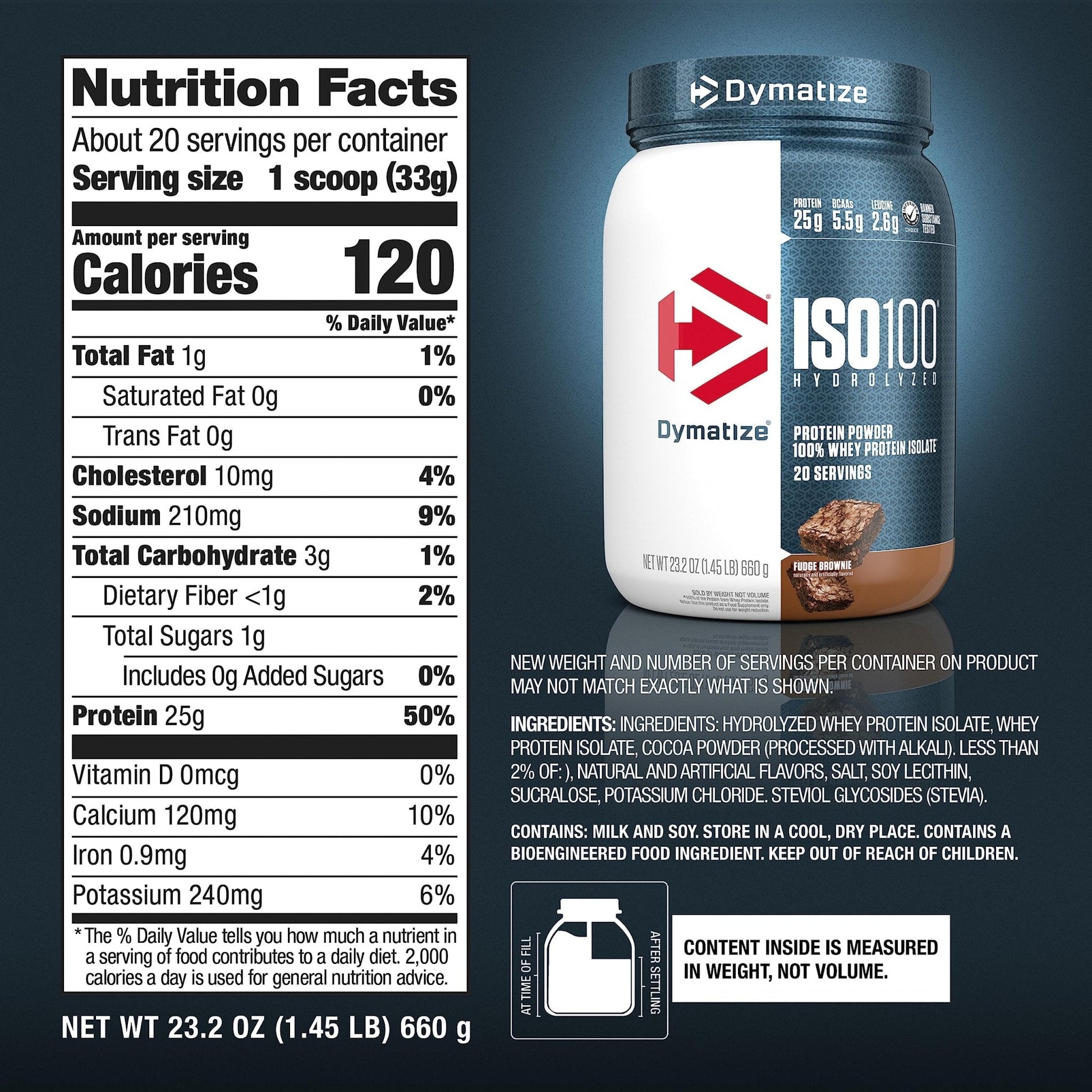 Dymatize ISO100 Hydrolyzed Protein Powder, 100% Whey Isolate Protein, 25g of Protein - Maple Wellness Supplements
