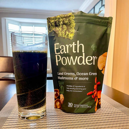Earth Powder Daily Foundational Nutrition Supplement with 28 Greens & 10 Mushrooms | 87 Nutrients for Energy, Gut Health & Mental Clarity - Maple Wellness Supplements