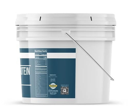 Earthborn Elements Whey Protein Isolate, 1 Gallon Bucket, Protein Powder, Unflavored - Maple Wellness Supplements