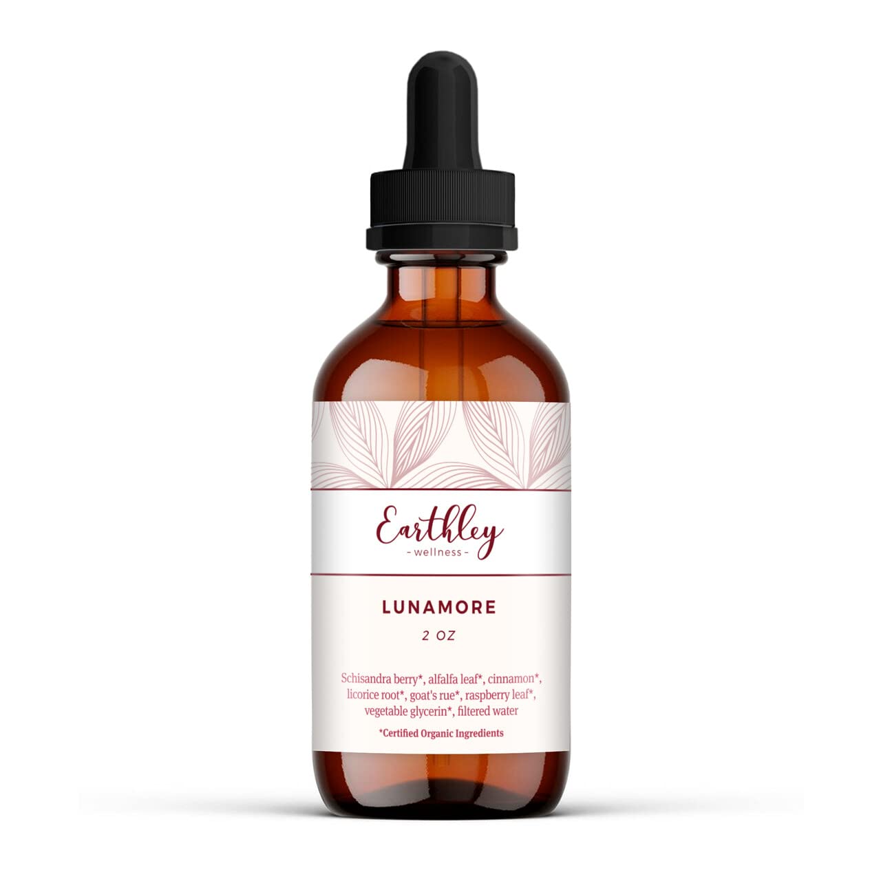 Earthley Wellness Lunamore, Natural Anti-oxodant Remedy for Women, Reduce Cramps (2oz) - Maple Wellness Supplements