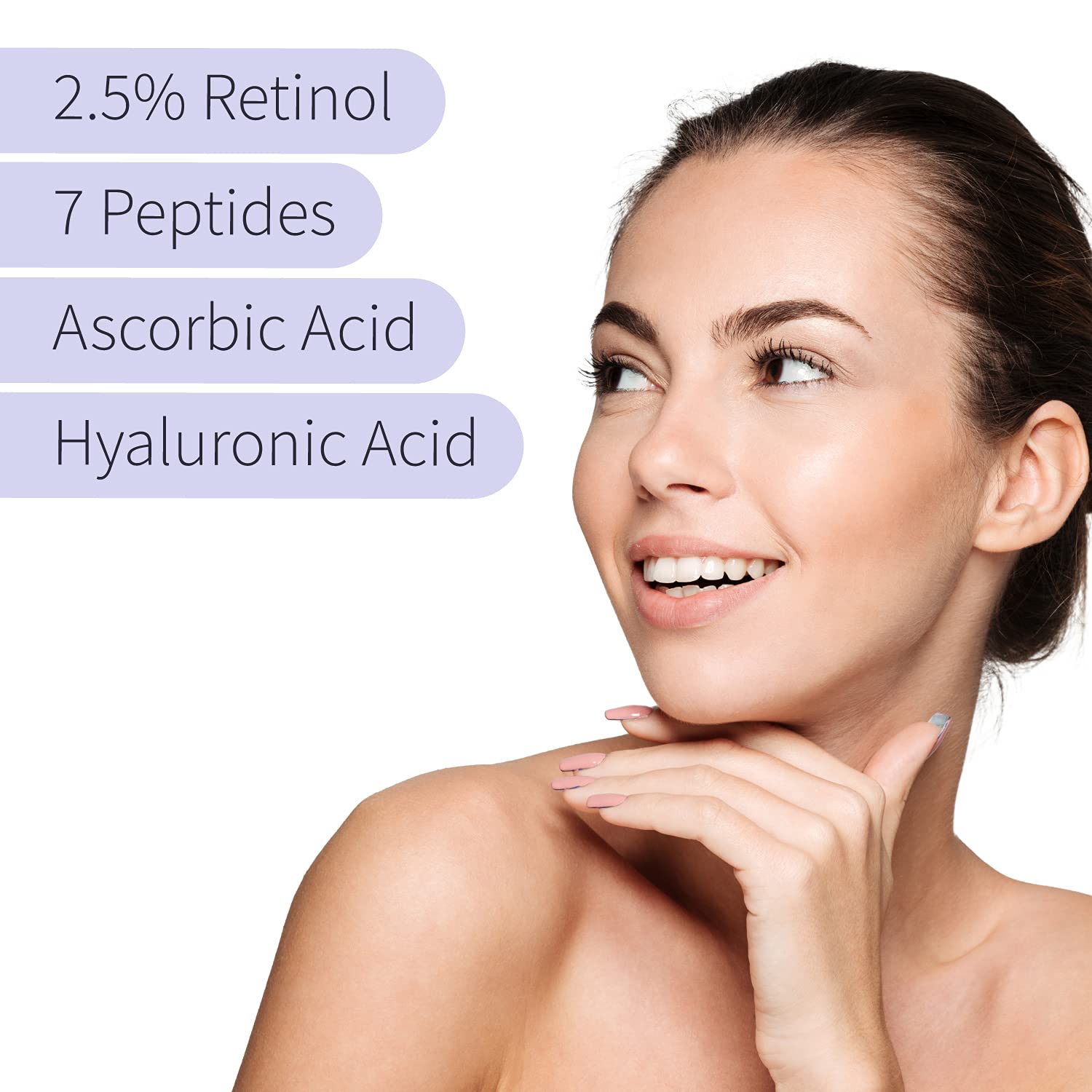 Ebanel Bundle of 10 Pack Bubble Clay Masks, and 2.5% Retinol Serum - Maple Wellness Supplements
