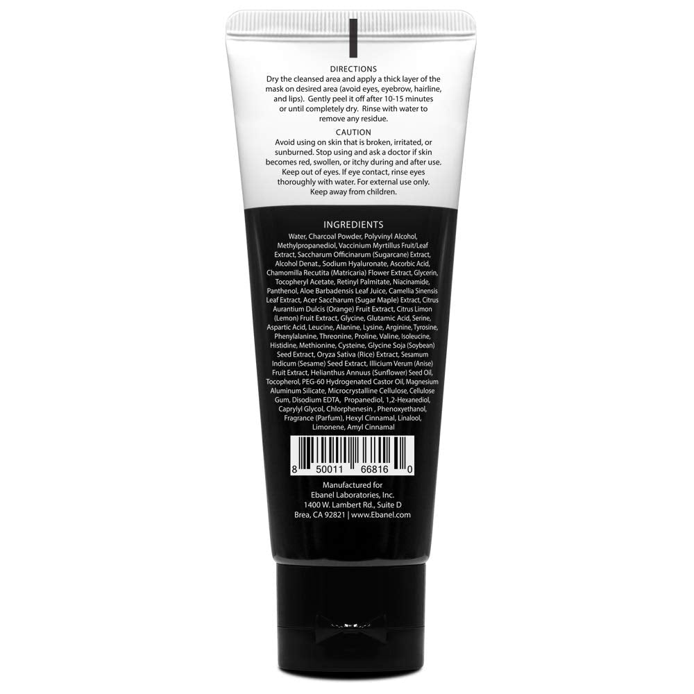 Ebanel Bundle of 15-Pack Collagen Face Mask, and Charcoal Peel Off Face Mask - Maple Wellness Supplements