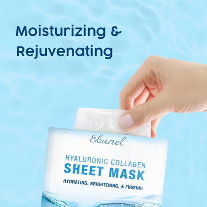 Ebanel Bundle of 30% AHA 2% BHA Chemical Peel and 10 Pack Collagen Face Mask - Maple Wellness Supplements
