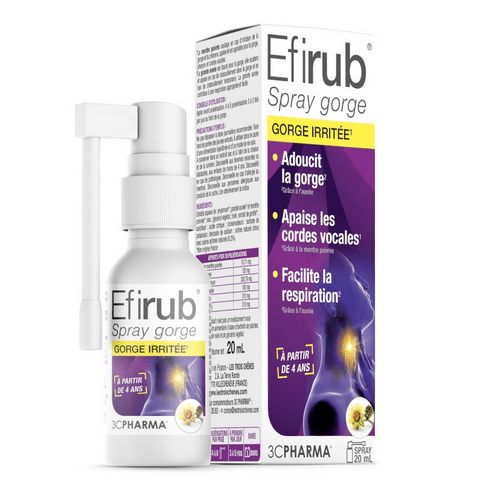 Efirub irritated throat spray 3C PHARMA - Maple Wellness Supplements