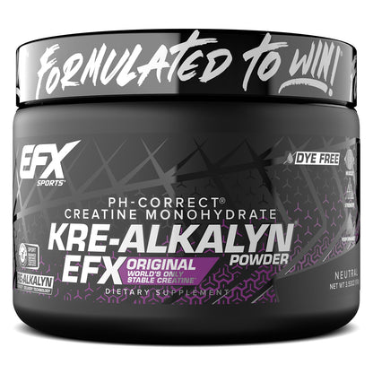 EFX Sports Kre-Alkalyn EFX Powder | pH Correct Creatine Monohydrate Powder Supplement | Strength, Muscle Growth & Performance | 66 Servings (Unflavored) - Maple Wellness Supplements
