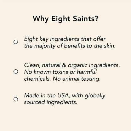 Eight Saints Firm Intentions Anti Aging Neck Cream, Natural & Organic, For Firming Skin and Reducing Wrinkles, 2 Ounces - Maple Wellness Supplements