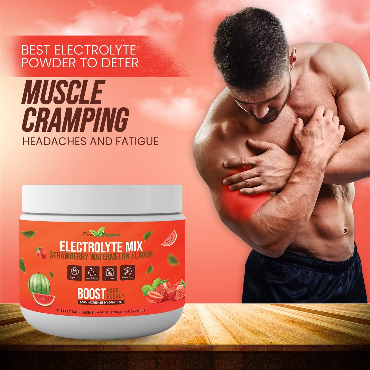 Electrolyte Powder - Refreshing Workout Recovery Electrolytes, Sugar Free, Gluten Free - Maple Wellness Supplements