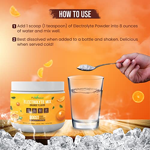 Electrolyte Powder - Refreshing Workout Recovery Electrolytes, Sugar Free, Gluten Free - Maple Wellness Supplements