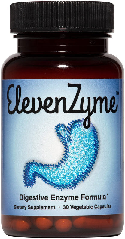 ElevenZyme - Natural Digestive Enzyme Supplement - Non-GMO, Vegan - Maple Wellness Supplements