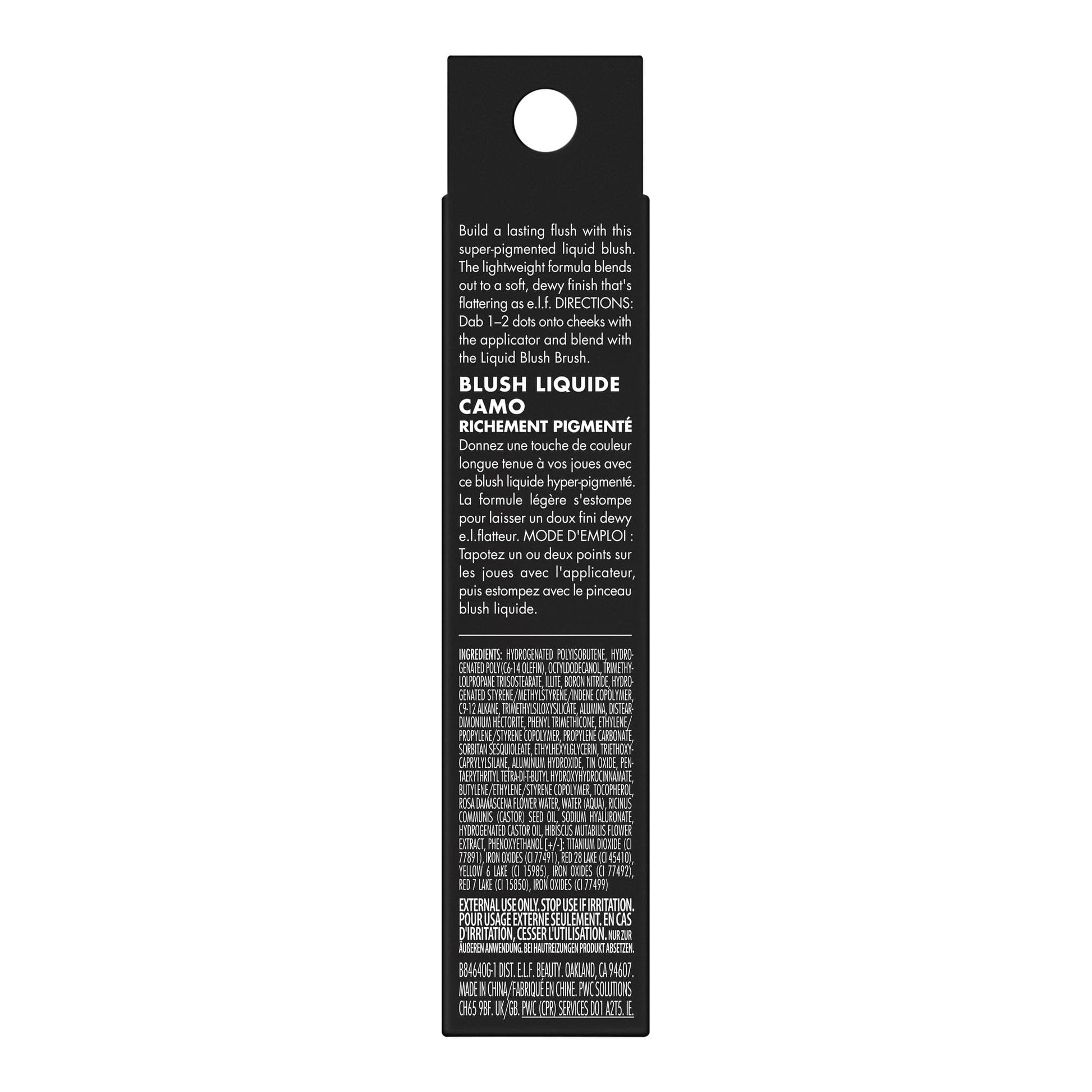 e.l.f. Camo Liquid Blush, Long-lasting Liquid Blush For High-pigment Color, Creates A Soft, Dewy Finish, Vegan & Cruelty-free, Cheeky Lychee - Maple Wellness Supplements