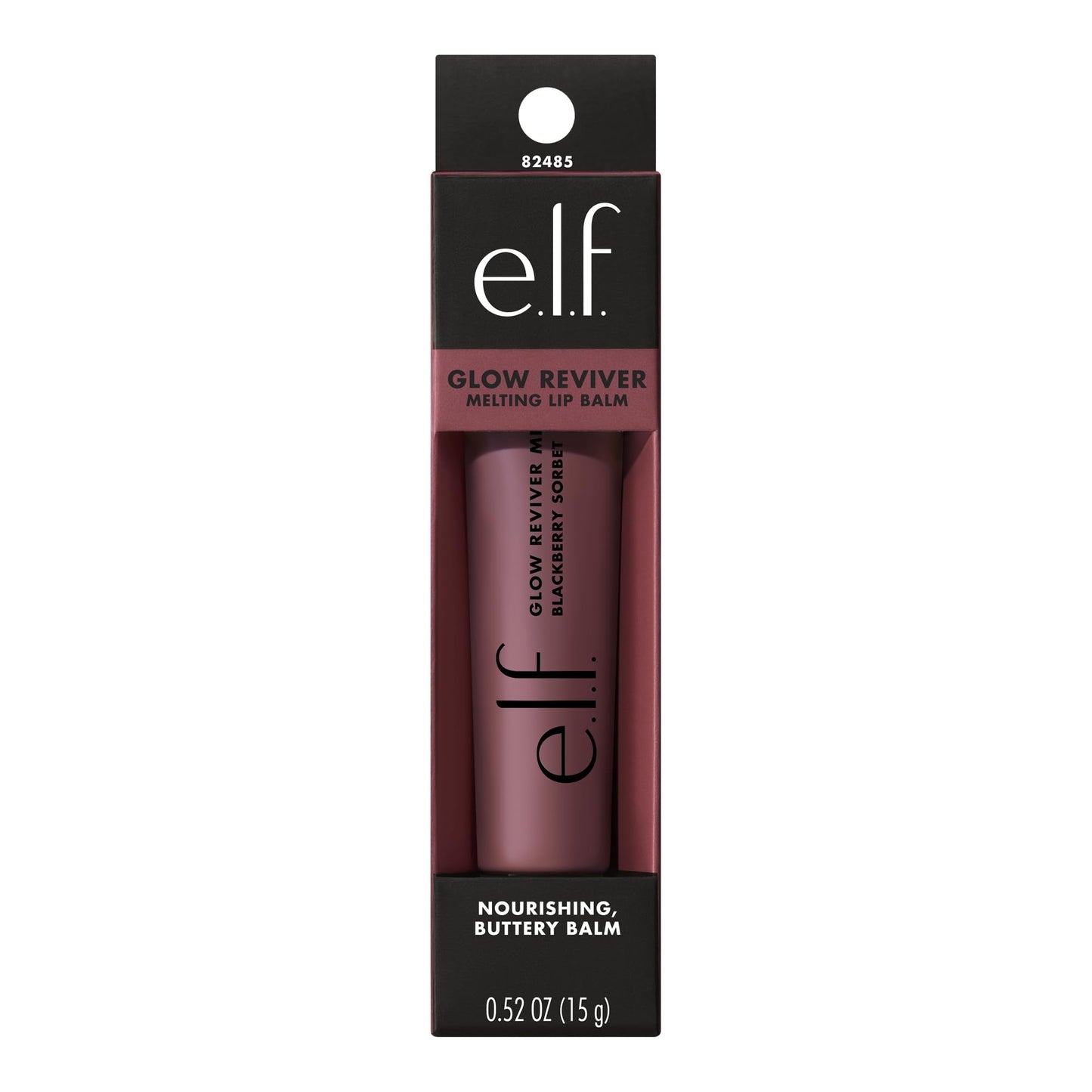 e.l.f. Glow Reviver Melting Lip Balm, Hydrating Tinted Lip Balm For A Glossy Finish & Soft, Supple Lips, Vegan & Cruelty-Free, Blackberry Sorbet - Maple Wellness Supplements
