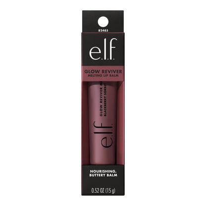 e.l.f. Glow Reviver Melting Lip Balm, Hydrating Tinted Lip Balm For A Glossy Finish & Soft, Supple Lips, Vegan & Cruelty-Free, Blackberry Sorbet - Maple Wellness Supplements