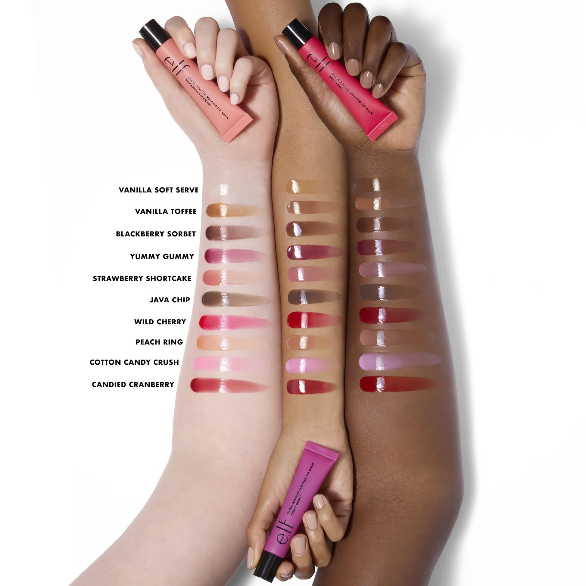 e.l.f. Glow Reviver Melting Lip Balm, Hydrating Tinted Lip Balm For A Glossy Finish & Soft, Supple Lips, Vegan & Cruelty-Free, Blackberry Sorbet - Maple Wellness Supplements