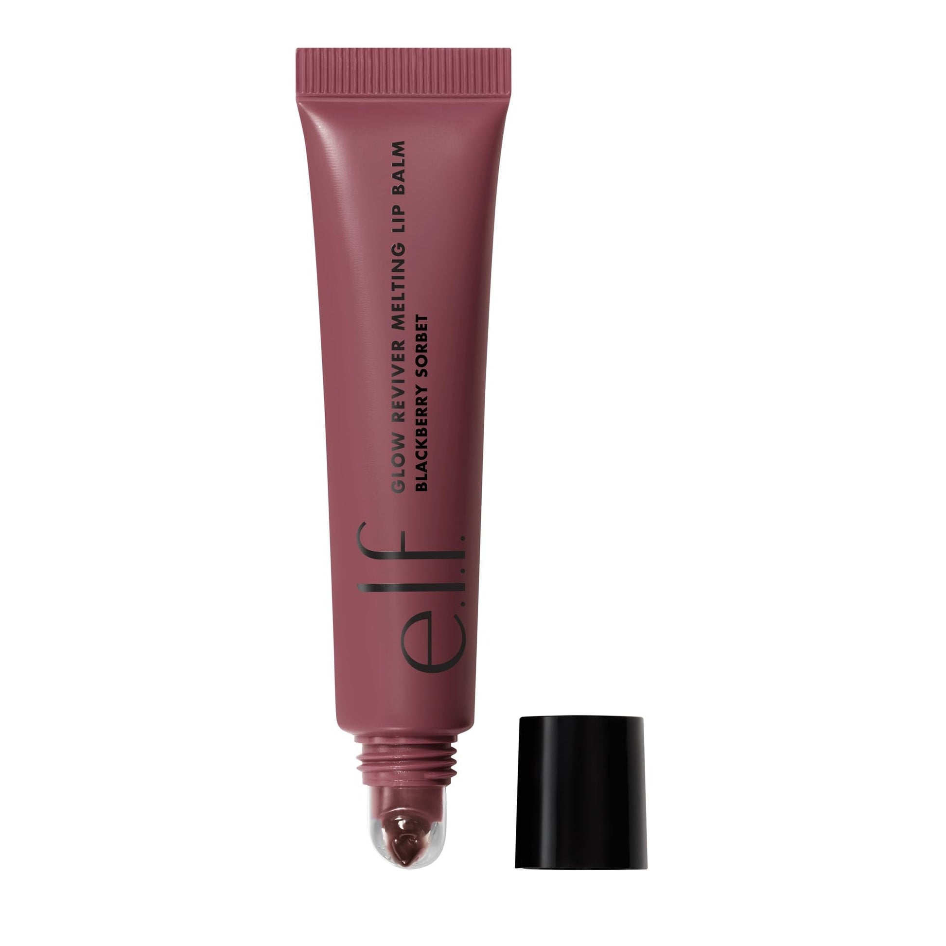 e.l.f. Glow Reviver Melting Lip Balm, Hydrating Tinted Lip Balm For A Glossy Finish & Soft, Supple Lips, Vegan & Cruelty-Free, Blackberry Sorbet - Maple Wellness Supplements