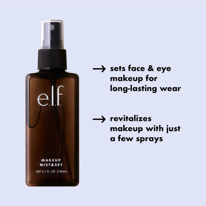 e.l.f. Makeup Mist & Set - Large Lightweight, Long Lasting, All-Day Wear Revitalizes, Refreshes, Hydrates - Maple Wellness Supplements