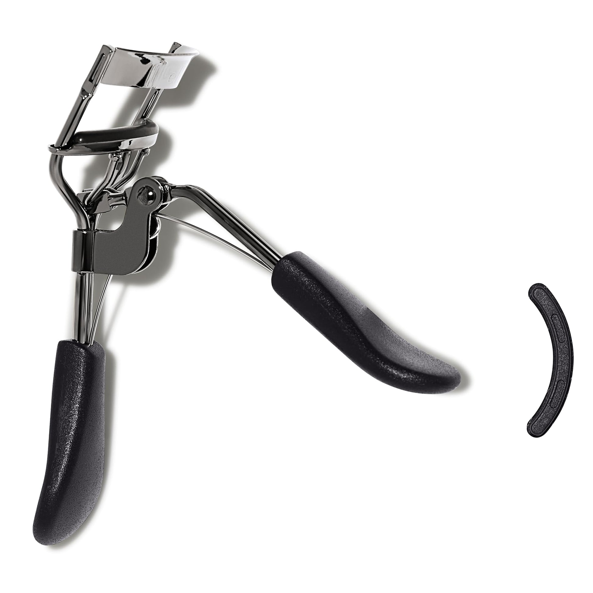 e.l.f. Pro Eyelash Curler, Strong, Contoured, Eye-Opening, Voluminous Lashes, Includes Additional Rubber Replacement Pad, Silver - Maple Wellness Supplements