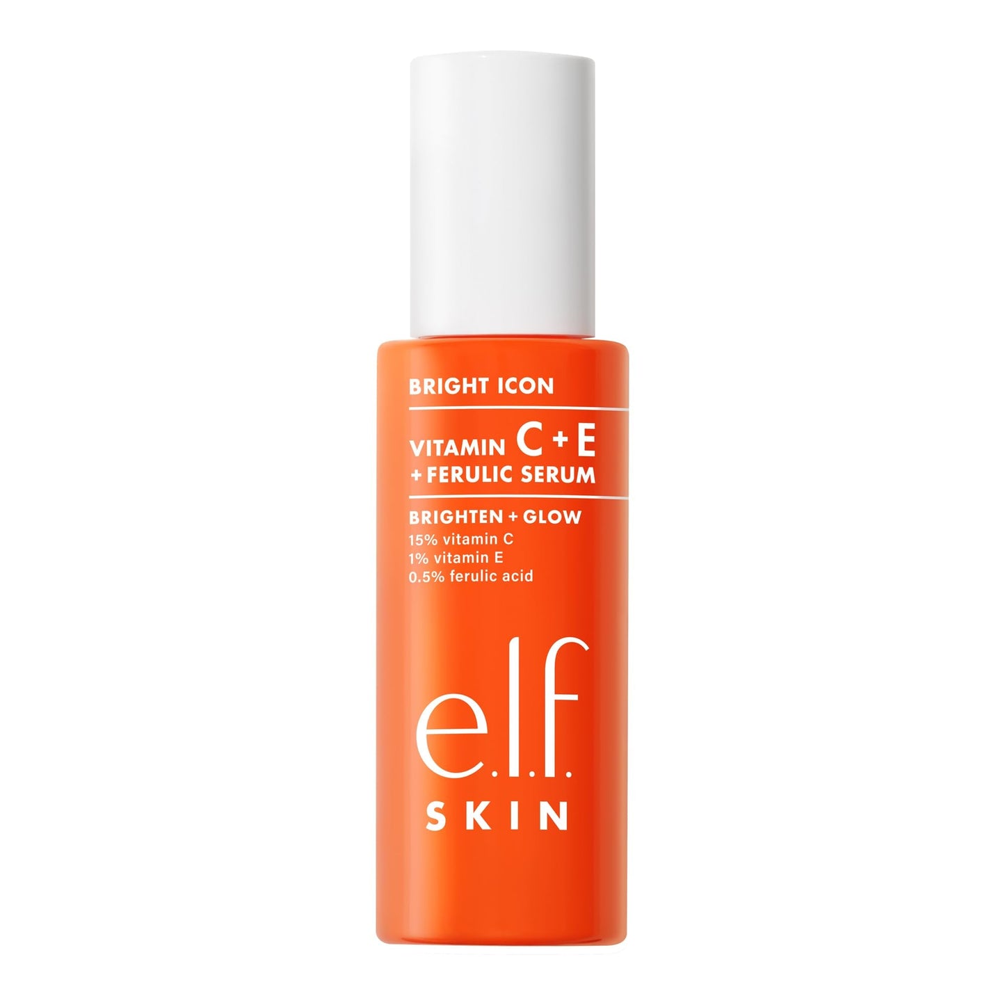 e.l.f. SKIN Bright Icon Vitamin C + E + Ferulic Serum, Brightening & Soothing Face Serum, Helps Even Skin Tone - Maple Wellness Supplements