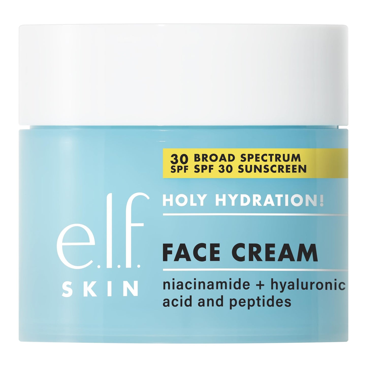 e.l.f. SKIN Holy Hydration! Face Cream - Broad Spectrum SPF 30 Sunscreen, Moisturizes & Softens Skin - Maple Wellness Supplements