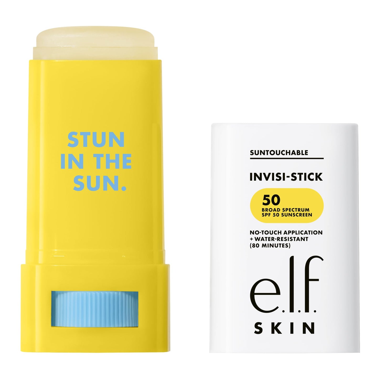 e.l.f. SKIN Suntouchable Invisi-Stick SPF 50, Clear Sunscreen For A Natural Finish, Made With Moisturizing Sunflower Seed Oil, Vegan & Cruelty-Free - Maple Wellness Supplements