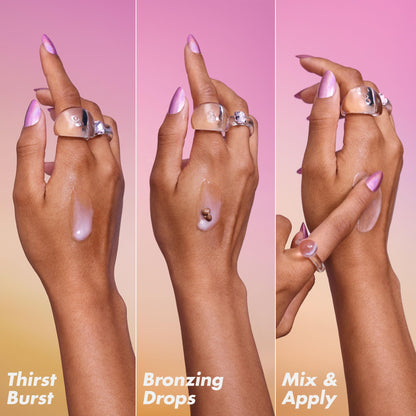 e.l.f. SKIN The Hottest Drops Duo, Holy Hydration! Thirst Burst & Bronzing Skincare Set, For A Dewy, Sun-Kissed Look, Vegan & Cruelty-Free - Maple Wellness Supplements