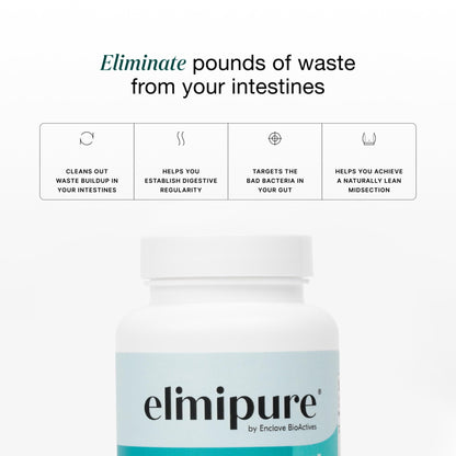Elimipure Gut Cleanse & Restore Supplement: Natural & Effective Detox Cleanse Capsules | Fortify Your Microbiome | Effortless Morning Stools | Restore Your Gut from the Inside Out - Maple Wellness Supplements