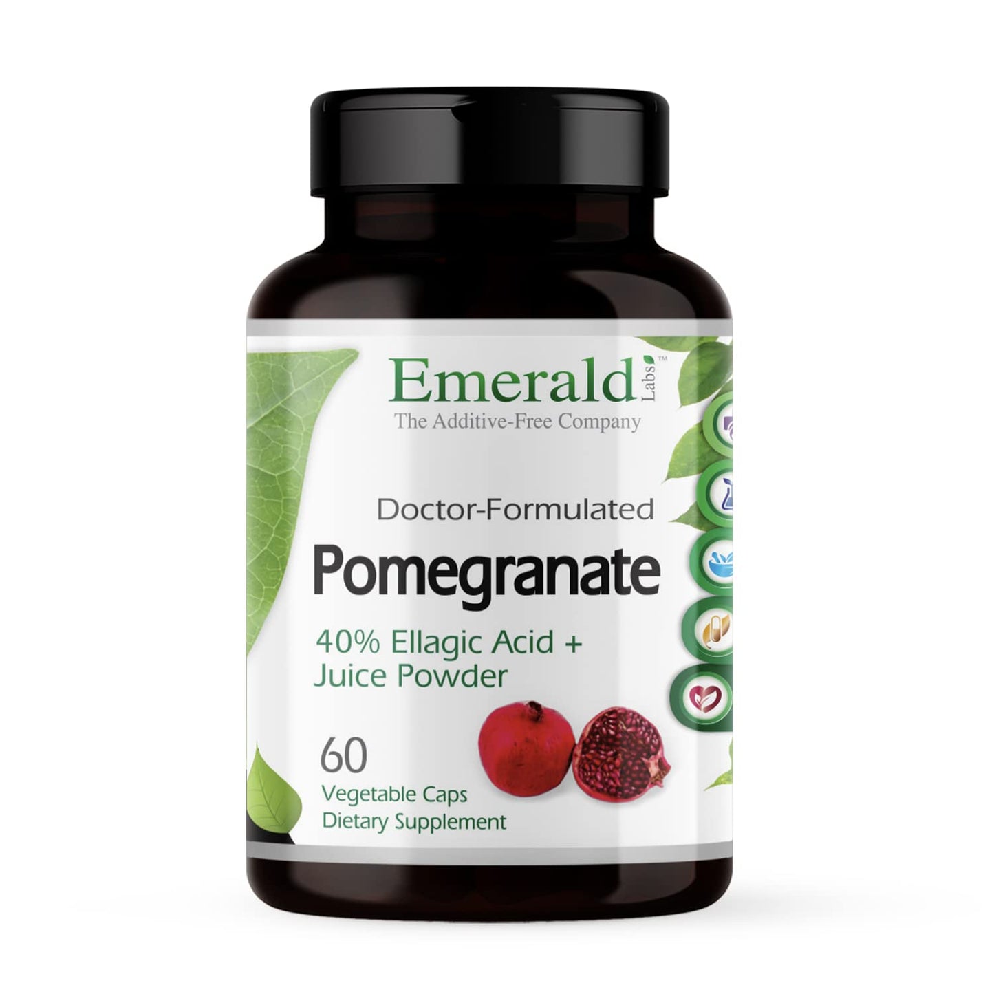 EMERALD LABS Cholesterol Health (90 Caps) & Pomegranate Extract (60 Caps) - Supports Heart Health & Immune Function - Gluten Free & Vegan - Maple Wellness Supplements