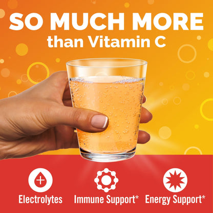 Emergen-C Citrus-Ginger Fizzy Drink Mix, Turmeric and Ginger, Immune Support, Natural Flavors - Maple Wellness Supplements