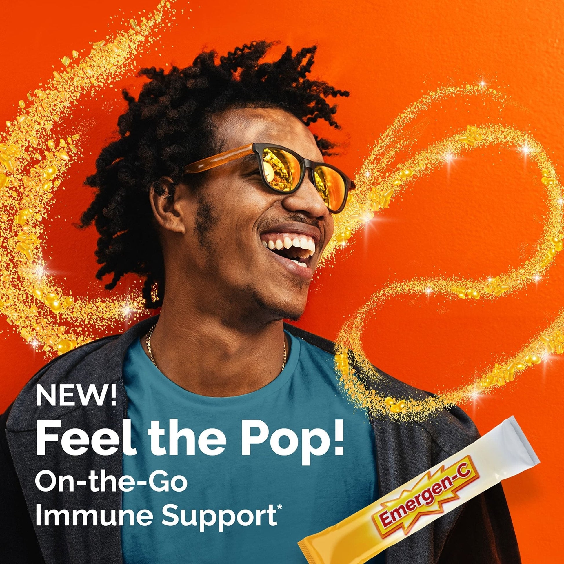 Emergen-C Crystals, On-the-Go Emergen-C Immune Support Supplement with Vitamin C, B Vitamins, Zinc and Manganese - Maple Wellness Supplements