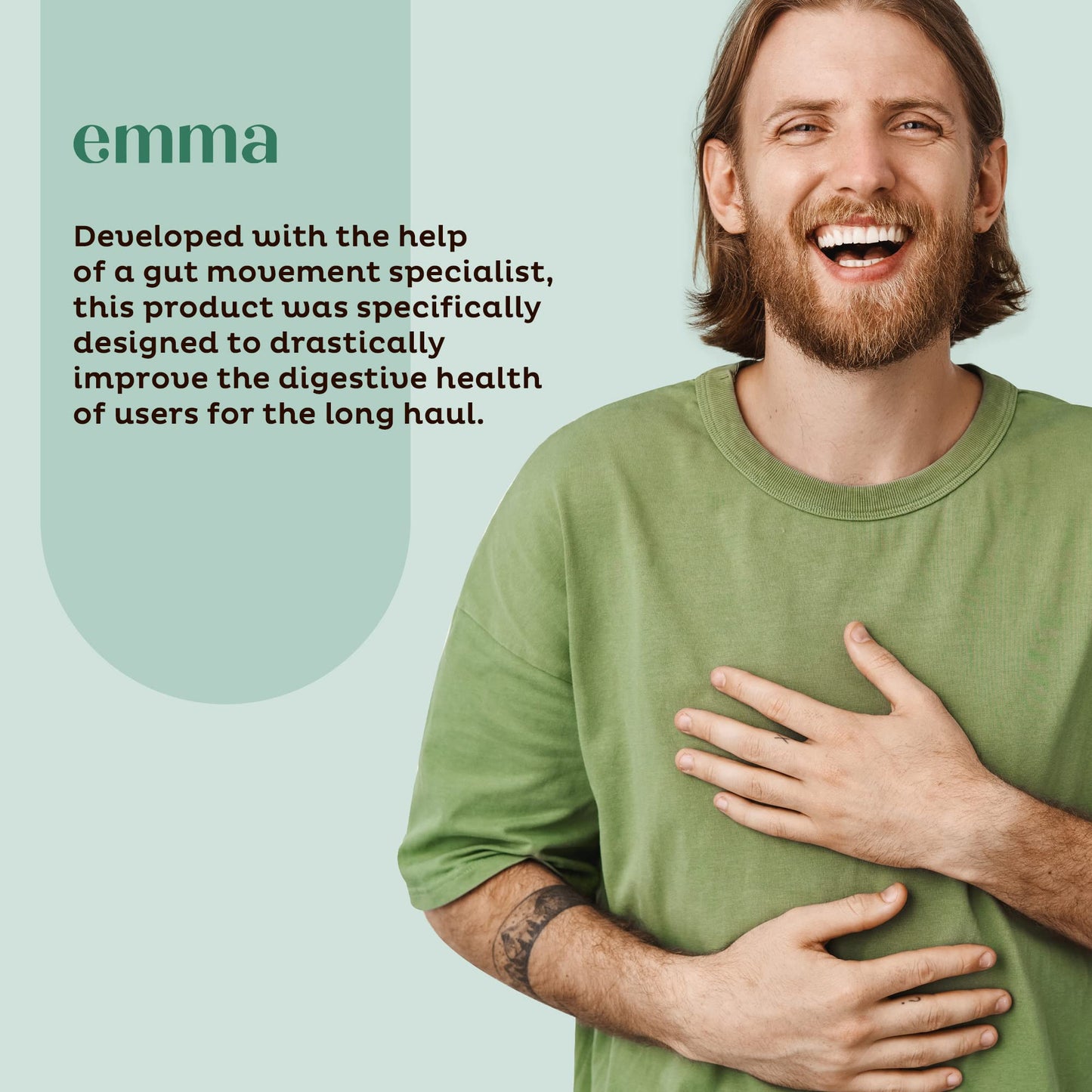Emma Gut Health - Gas and Bloating Relief, Constipation, Leaky Gut Repair - Gut Cleanse - Maple Wellness Supplements