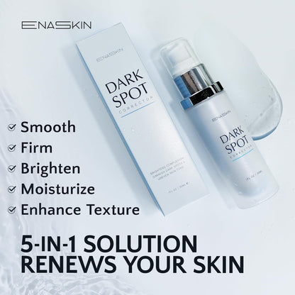 Enaskin Dark Spot Set - Serum & Soap Bars: Hyperpigmentation Body Treatment for Freckles Melasma Age Spot Sun Spot - Dark Spots Corrector Serum - Maple Wellness Supplements
