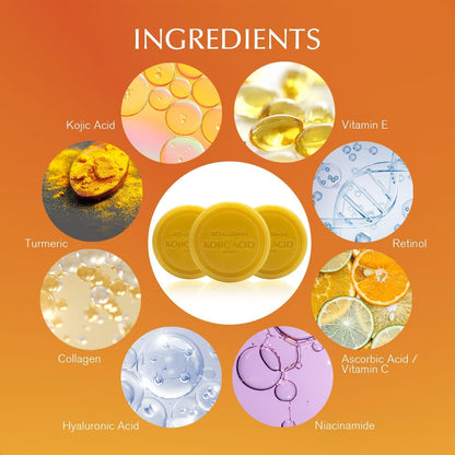 Enaskin Dark Spot Set - Serum & Soap Bars: Hyperpigmentation Body Treatment for Freckles Melasma Age Spot Sun Spot - Dark Spots Corrector Serum - Maple Wellness Supplements