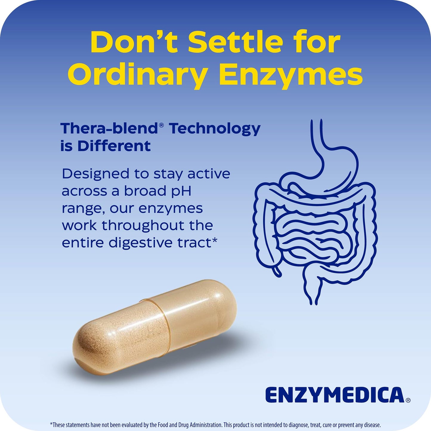 Enzymedica, Digest Gold + ATPro, Maximum Strength Enzymes, 45 Capsules - Maple Wellness Supplements