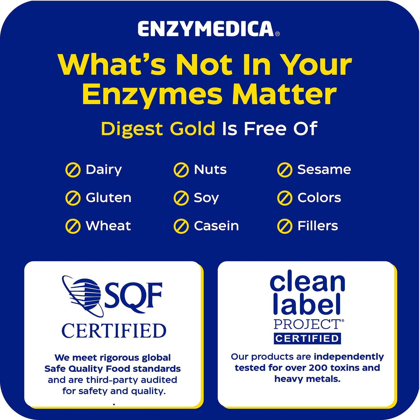 Enzymedica, Digest Gold + ATPro, Maximum Strength Enzymes, 45 Capsules - Maple Wellness Supplements
