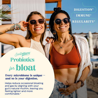 Enzymedica SubCulture Probiotic for Bloat & Digestive Health - Probiotic Supplement Capsules for Women & Men, 50 Billion CFU, Gut Health Support for Adults, - Maple Wellness Supplements