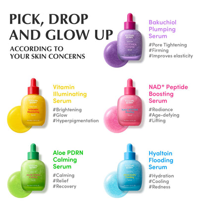EQQUALBERRY NAD+ Peptide Boosting Serum – Niacinamide 2% + 14 Peptides + Vegan Collagen Anti-Aging Korean Skincare Face - Maple Wellness Supplements
