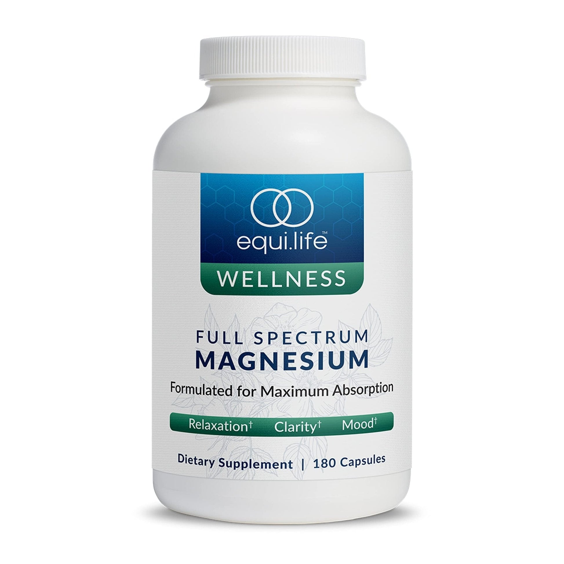 Equilife Full Spectrum Magnesium Supplement, Magnesium Glycinate, Citrate, & Malate, Bioavailable Mineral Blend, Dairy, Soy, & Gluten Free - Maple Wellness Supplements