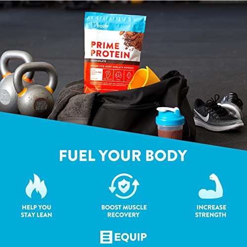 Equip Foods Prime Protein - Grass Fed Beef Protein Powder Isolate - Paleo and Keto - Maple Wellness Supplements