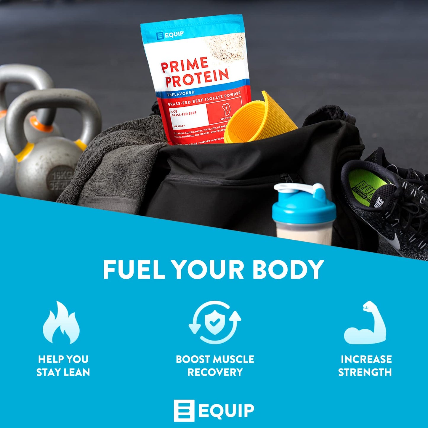 Equip Foods Prime Protein - Grass Fed Beef Protein Powder Isolate - Paleo and Keto Friendl - Maple Wellness Supplements