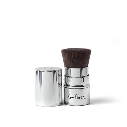 Ere Perez - Natural Eco Vegan Kabuki Makeup Brush | Multipurpose For Powder + Cream | Vegan Nylon Bristles, Cruelty-Free, Clean Beauty - Maple Wellness Supplements