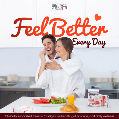 ERIC FAVRE Probiotics for Women Digestive Health – Triple Action with Prebiotics and Postbiotics, Reduces Bloating & Gas - Maple Wellness Supplements