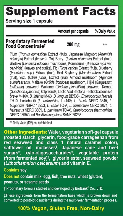 Essential Formulas Dr. Ohhira’s Probiotics Original Formula with 3 Year Fermented Prebiotics, Live Active Probiotics and The only Product with Postbiotic Metabolites, 60 Capsules - Maple Wellness Supplements
