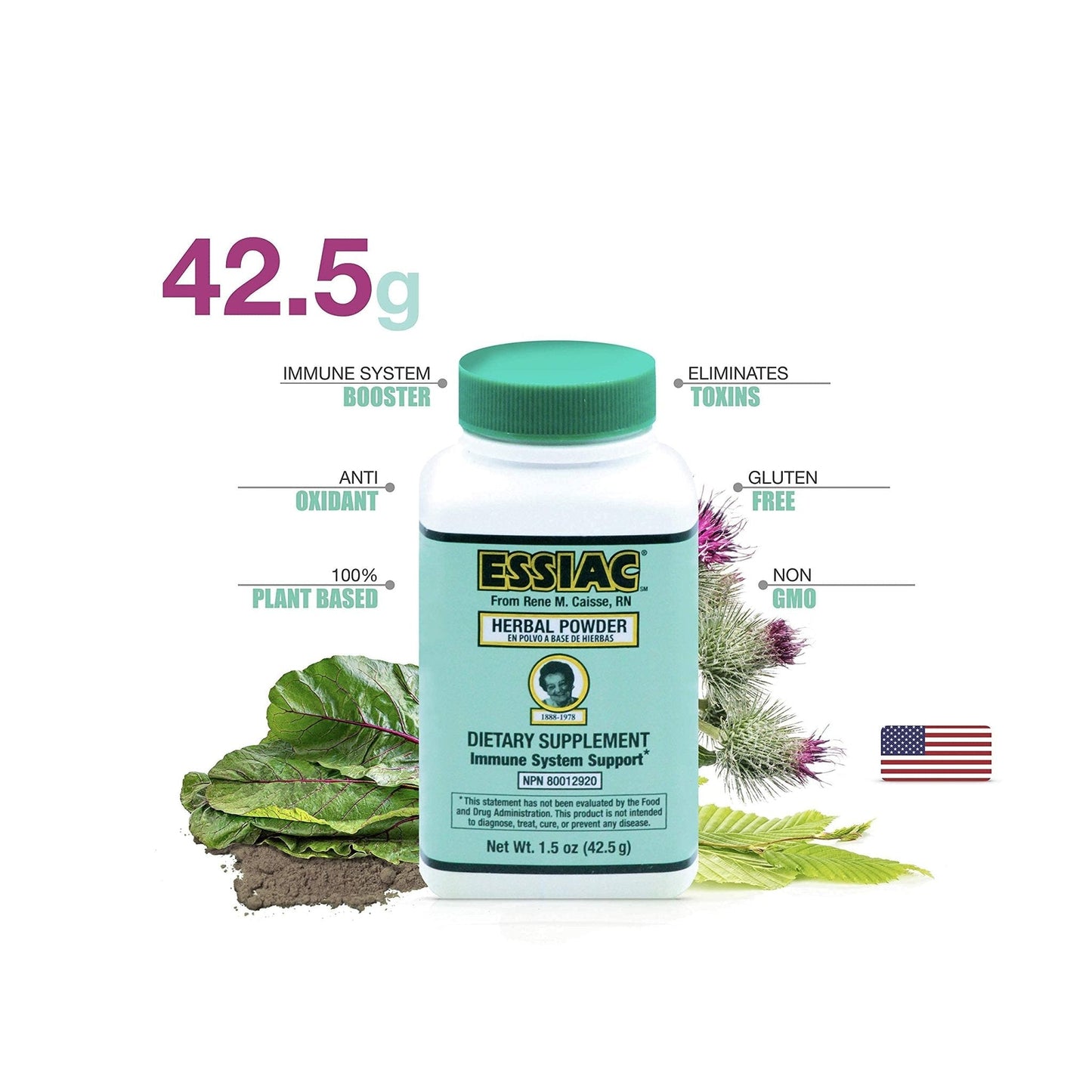 Essiac All-Natural Tea Powder & Organic Wild-Crafted Daily Drops | Detoxify Liver, Blood & Lymph Node - Maple Wellness Supplements