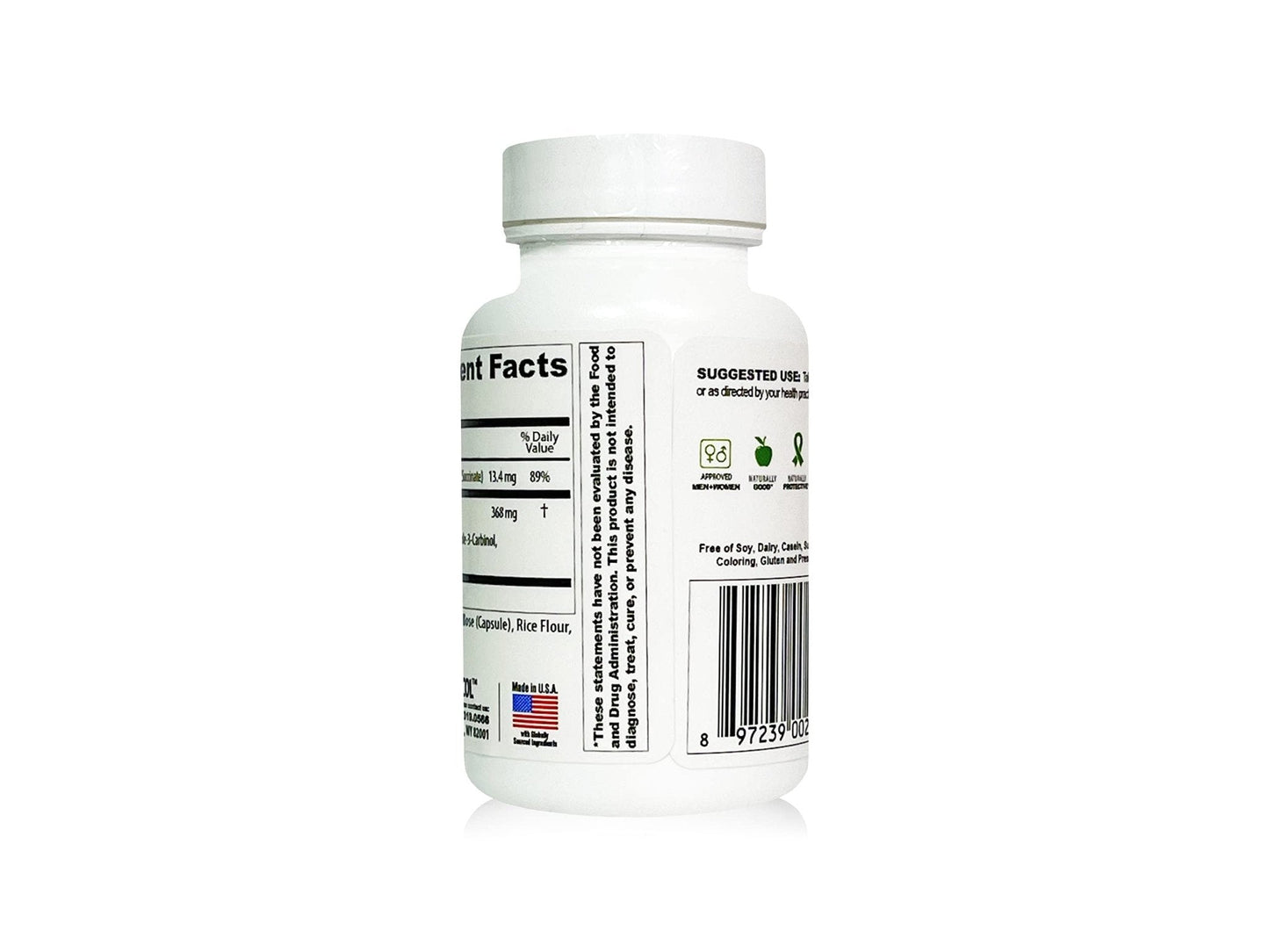 EstroBlock Estrogen Balance Supplement - Maintain Clear Skin, Body Defenses for Women & Men - Delgado Protocol - Original Formula w/No Crystalline DIM Against Dysfunction - 60 Capsules - Maple Wellness Supplements