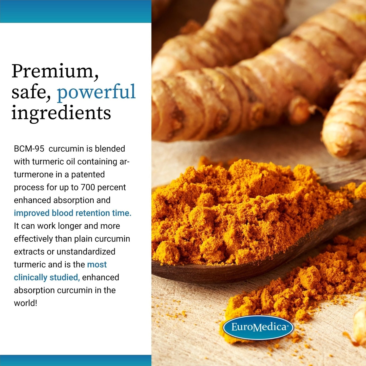 EuroMedica Curaphen Extra Strength - Curcumin & Boswellia Supplement for Healthy Circulation Support - Turmeric Supplement to Support Joints, Muscle Health & Endorphin Production - 60 Tablets - Maple Wellness Supplements