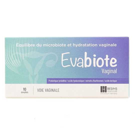 Evabiote vaginal ovules x10 - Maple Wellness Supplements